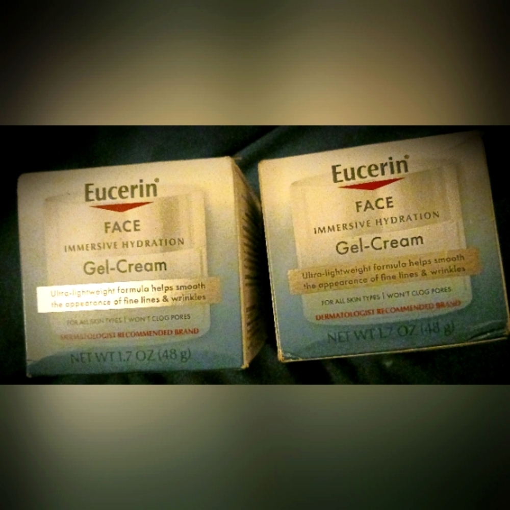 Eucerin face immersive hydration gel cream x2